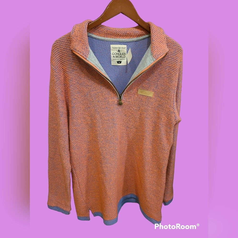Sweater pullover zip up